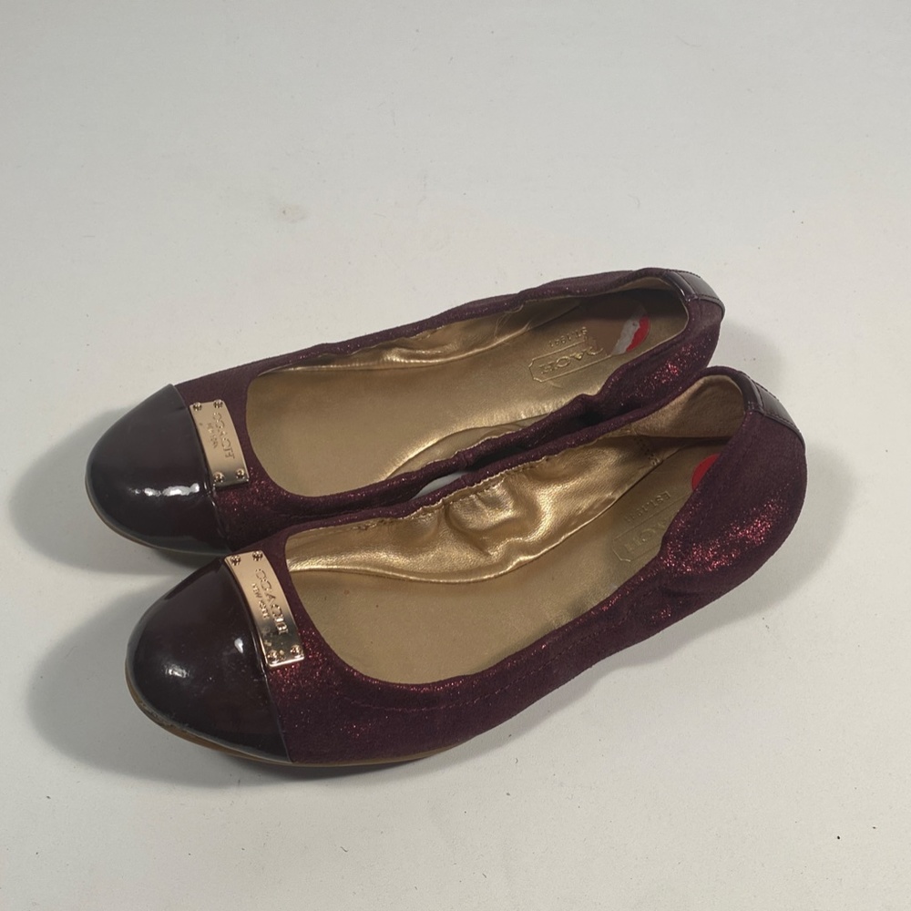 Coach Darsi Ballet Flats Women Size 6 B - Picture 3 of 9